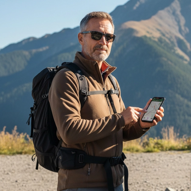 Safe hiking - created with Gemini